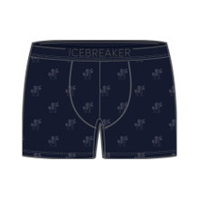 Icebreaker Boxershort Anatomica (Merinowolle) Graphic Unterwäsche mitternachtblau Herren